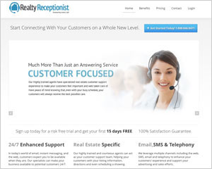 Realty Receptionist Logo