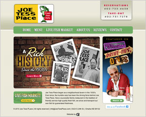 Joe Tess Place - CMS & Shopping Cart